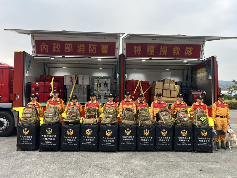緬甸地震 消防署：台灣搜救隊126人6搜救犬待命