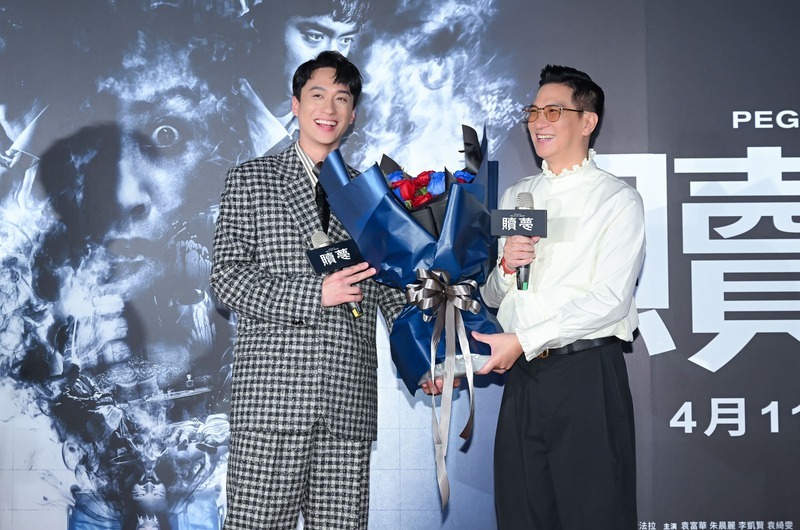張家輝來台宣傳「贖夢」 彭于晏備台灣小吃催票房