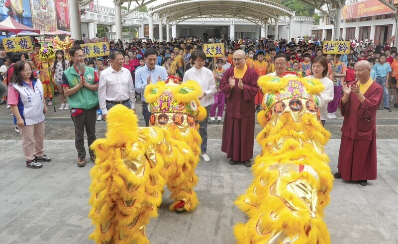 千人齊聚南投競技舞獅跳繩扯鈴 發揚民俗體育