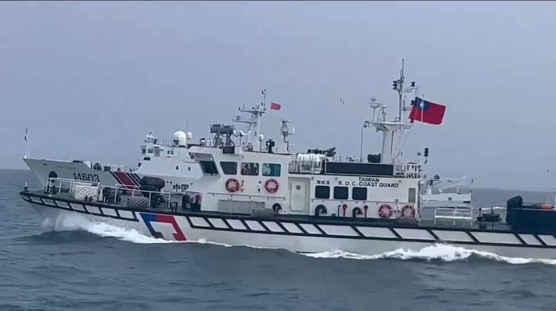 中國灰色地帶侵擾行動不斷 4海警船襲擾金門海域
