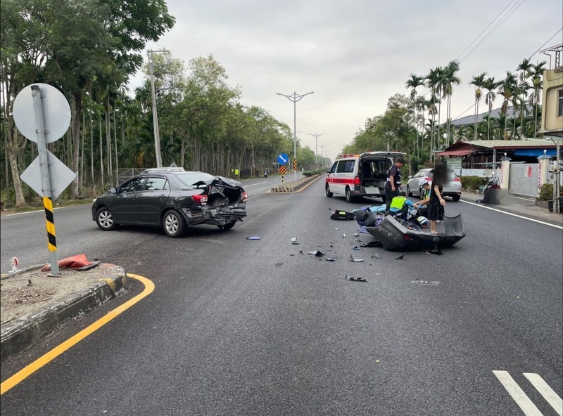 騎士疑超車變換車道撞擊前車 20歲屏科大男大生不治