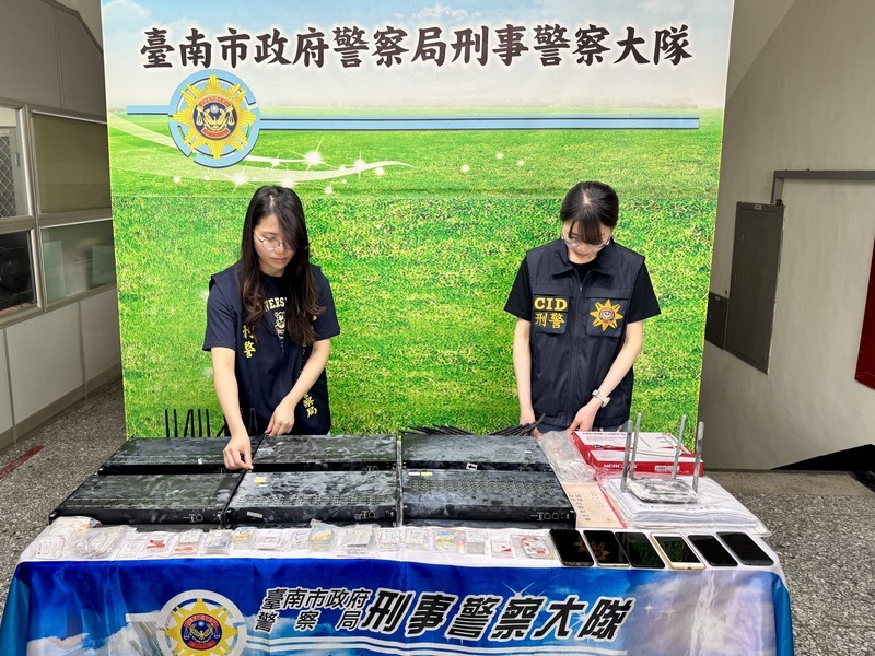 台南警破獲雲林縣詐欺話務轉接機房 逮2人送辦