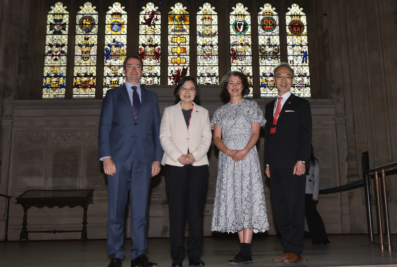 蔡英文16日赴劍橋大學演說 與台灣旅英產學界交流