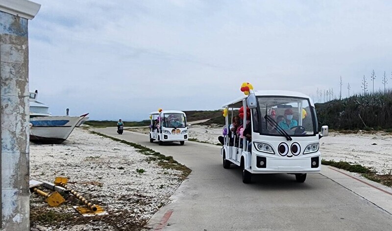 澎湖後寮天堂路景點 啟動電動車接駁攬勝