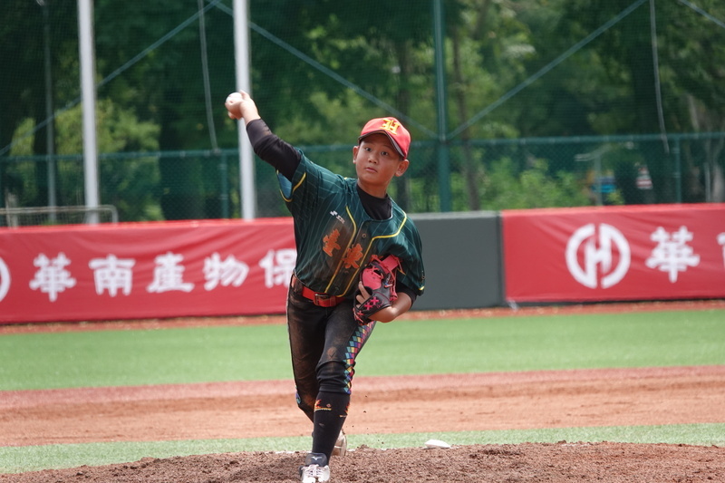 華南少棒台東縣勝嘉義市 沈冠霖6局完投獲讚天份佳