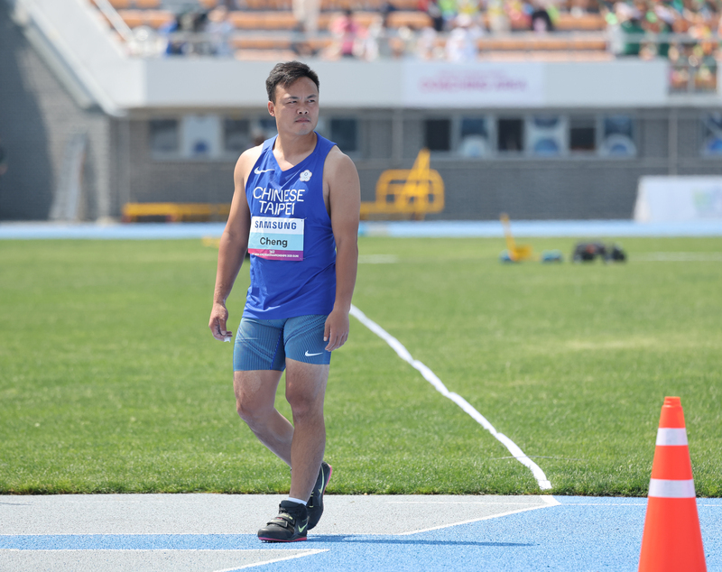 田徑亞錦賽 鄭兆村男子標槍70公尺80無緣決賽