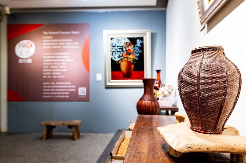 國寶工藝展竹縣登場 11名工藝名家輪番秀作品