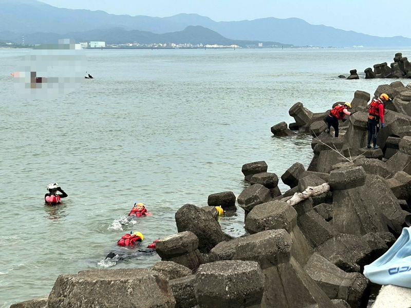 美國男大生新北貢寮溺水失聯 陸海空持續搜救