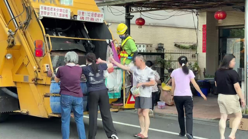 竹山清潔隊員勸民眾分類垃圾遭辱罵 告妨害公務