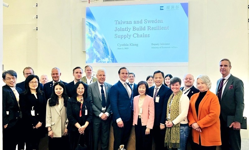 經濟部次長瑞典國會演講 深化台灣瑞典政經關係