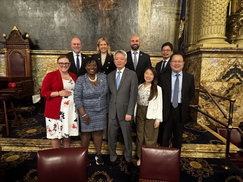 美賓州議會友台決議 台美為價值同盟夥伴