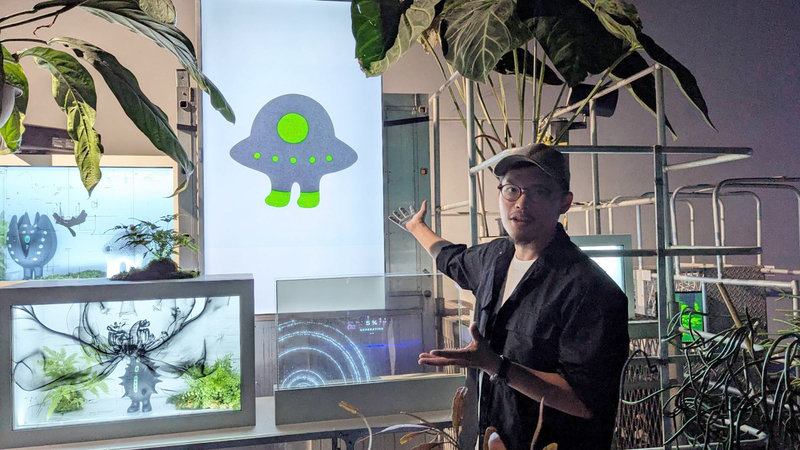 陳普「自造自然」開展 都市內見奇幻叢林