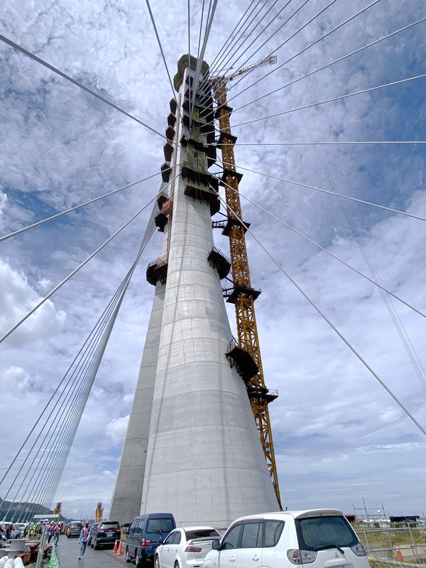 淡江大橋預計7月完成主橋塔 年底全橋完工