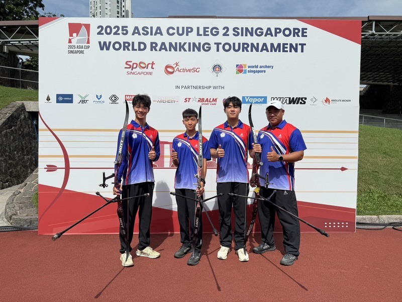 射箭亞洲盃新加坡站 台灣反曲弓男團奪銅