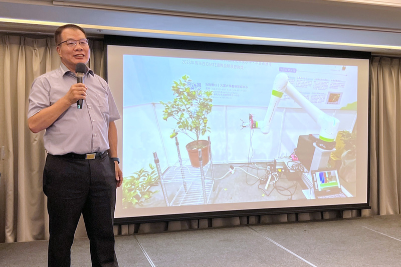 大葉大學用AI助農業升級 篩選米粒、摘水果都行