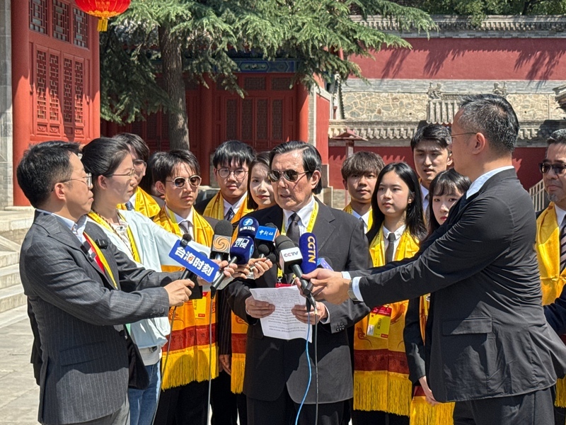 馬英九訪甘肅天水 參與公祭伏羲大典