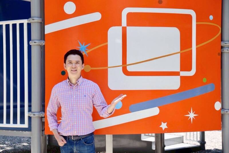 竹北星際堡壘遊戲場啟用 孩童可在遊具塗繪創作