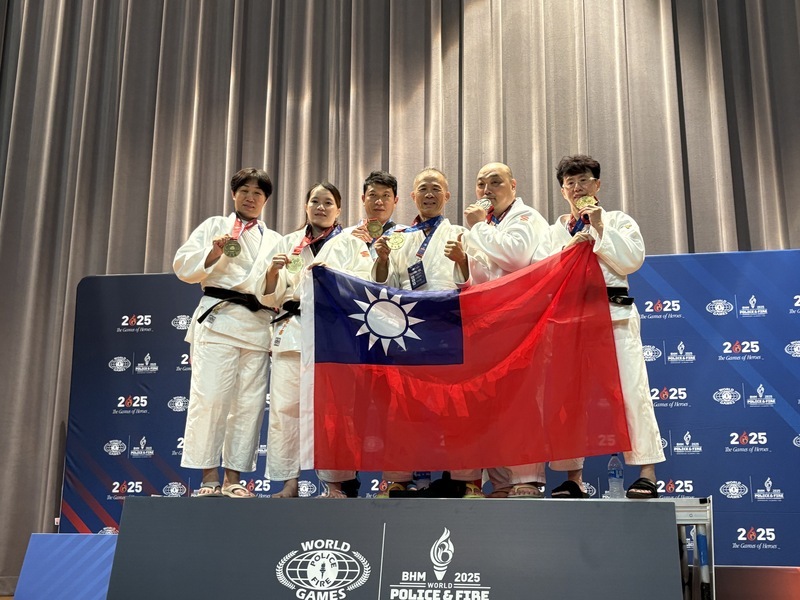 世界警消運動會首日 警署：獲3金1銀2銅佳績