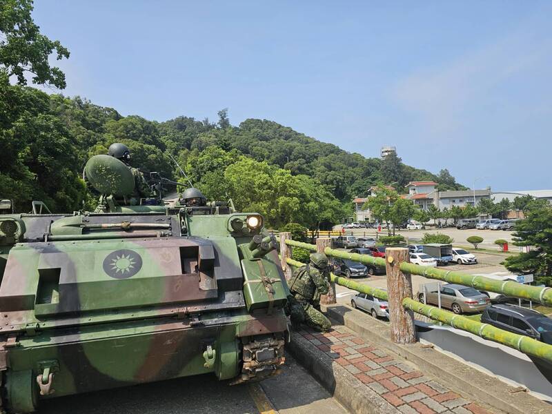 漢光41號演習 馬防部實施機場應變馳援操演