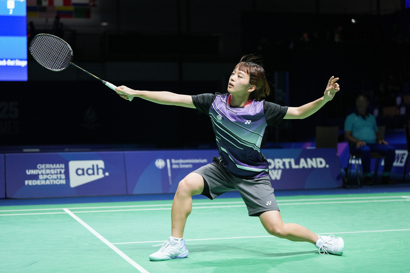 小可愛王珮伃把關　世大運羽球混團台灣晉4強