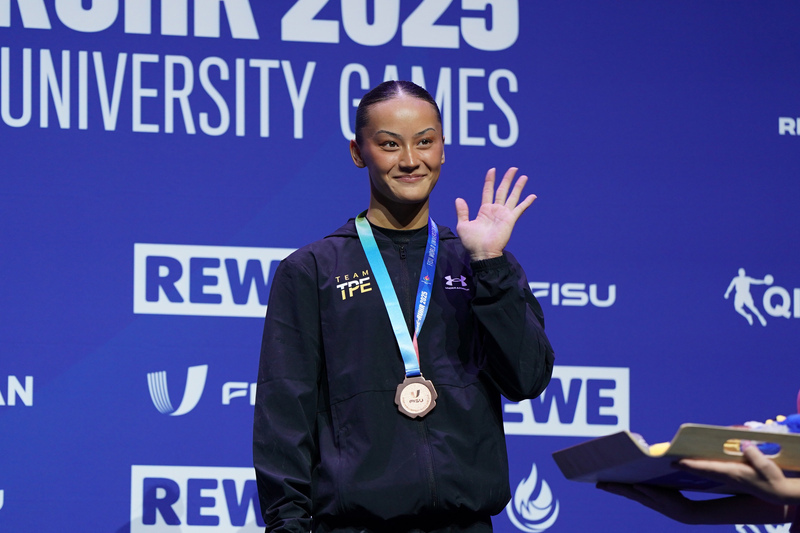 陳瑞安世大運競技體操女子全能奪銅　台灣第1人