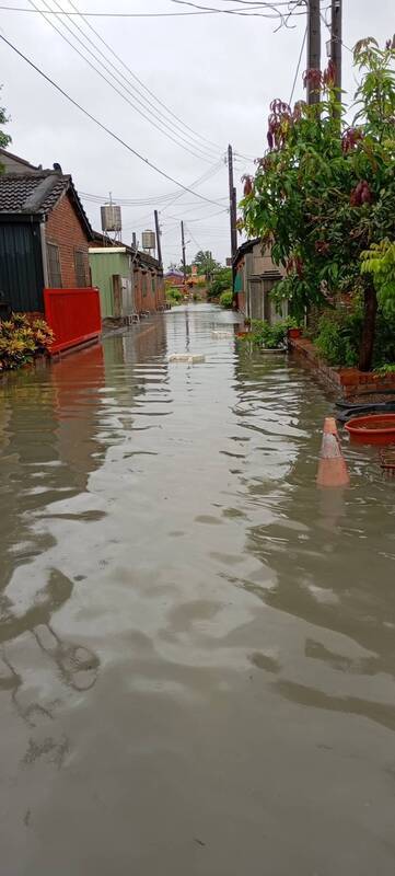雲林水林鄉多處淹水停班停課　1人暫時安置