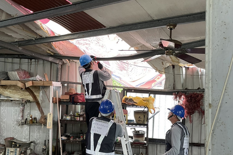 台南災區修繕加速媒合 柳營受損民宅首戶開工