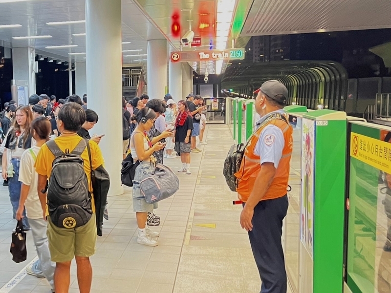 男子涉謊報旅客跌落中捷軌道　警通知到案送辦