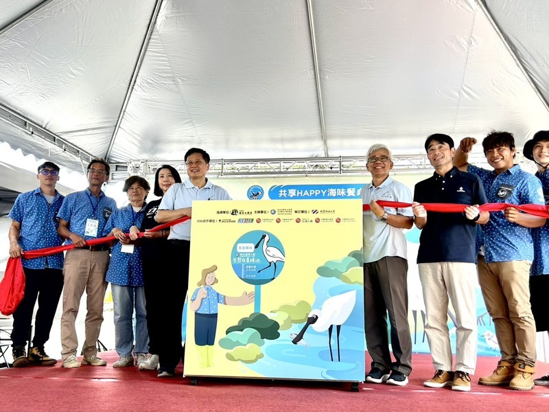 黑琵牌濕地友善水產　國家公園署助受災漁民展售