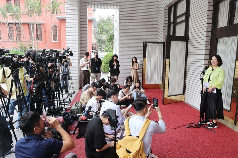 內閣改組傳言　吳思瑤：一級戰力回應民意重中之重