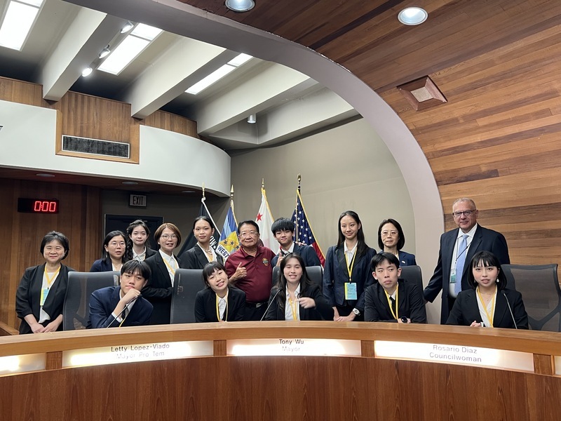 台灣高中生赴洛杉磯交流　官員肯定積極態度