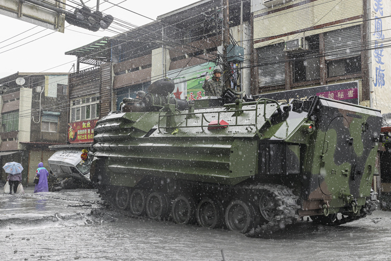 馬太鞍溪堰塞湖釀災 總統領軍府院黨堅定續救援地方