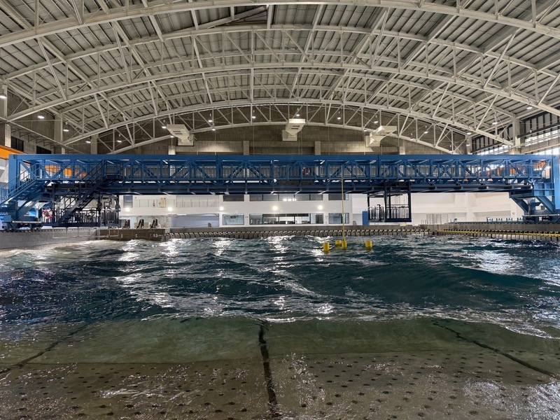台灣首座深水試驗池啟用　可造瘋狗浪驗證浮式風電