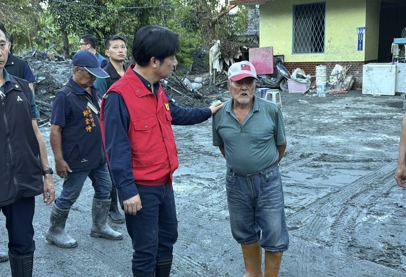 花蓮受災屋損　賴總統：再加碼補助每戶20萬元修繕