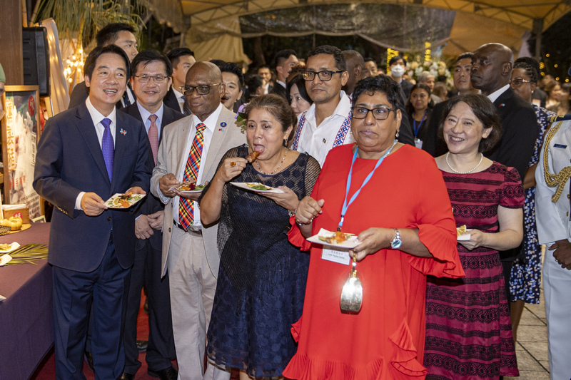國慶酒會 賴總統邀外賓共享台灣美食音樂軟實力