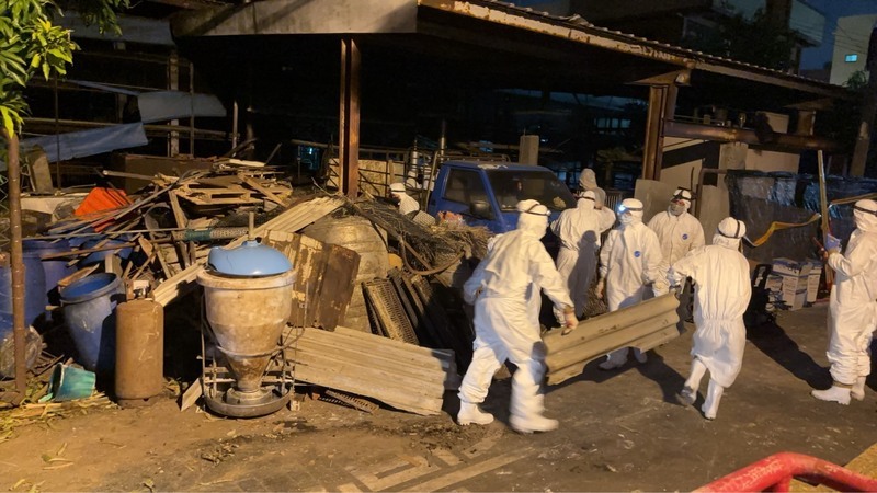 台中非洲豬瘟案場環境髒亂　化學兵將進場清消