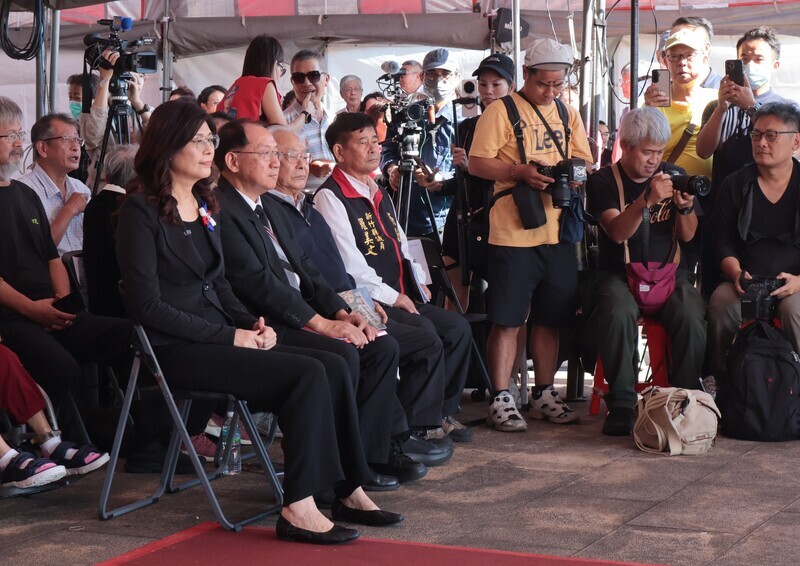 赴馬場町秋祭　鄭麗文：希望不再有政治受難者