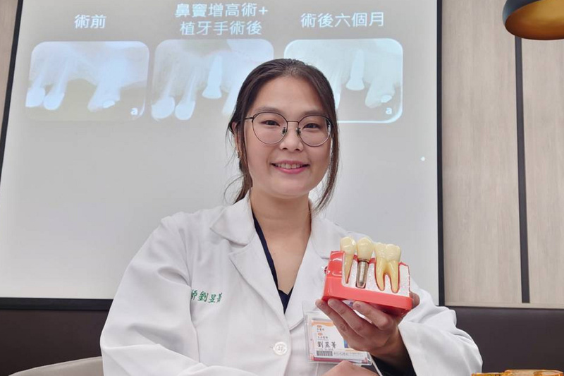 台南男盼植牙但骨量不足　逆轉鑽針緻密骨質助如願