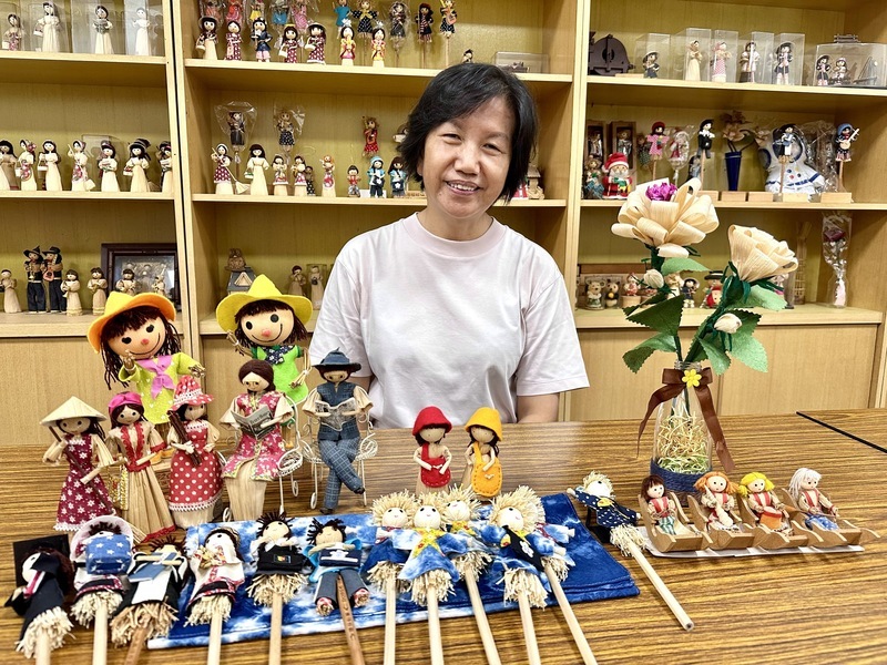 玉米葉重生　周玲玟手作玉米娃娃跨海日本傳遞創意