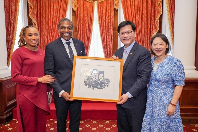 林佳龍歡迎聖克里斯多福總理　感謝堅定支持台灣