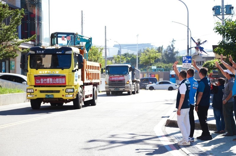 新竹縣寶山清潔隊赴花蓮助復原　完成首波支援