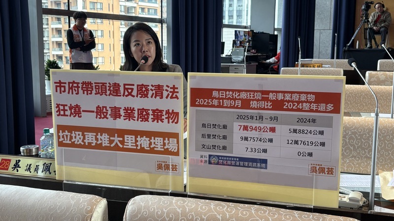 台中大里垃圾山增高變胖　議員批低價搶外地廢棄物