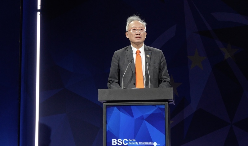 吳志中柏林安全會議演說：台歐應攜手因應威權軸線