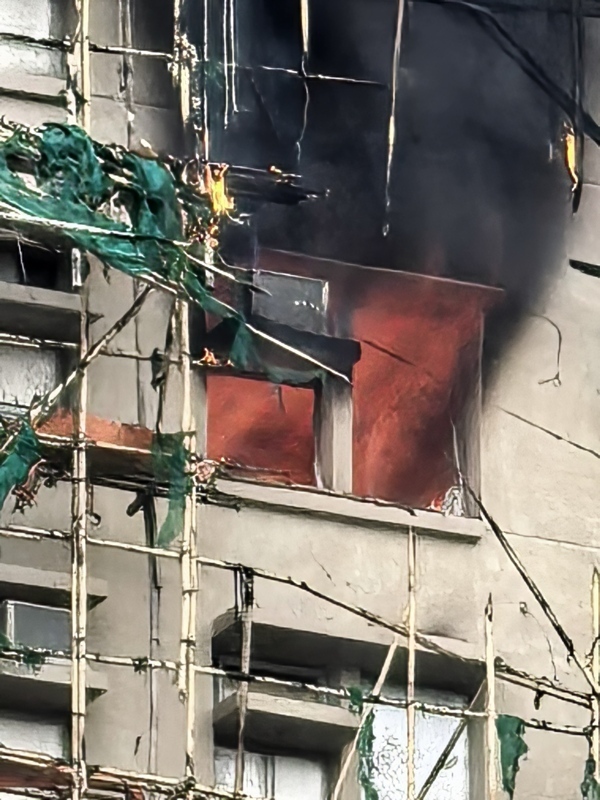 香港宏福苑大火 民進黨與蕭美琴祈福願傷亡降到最低
