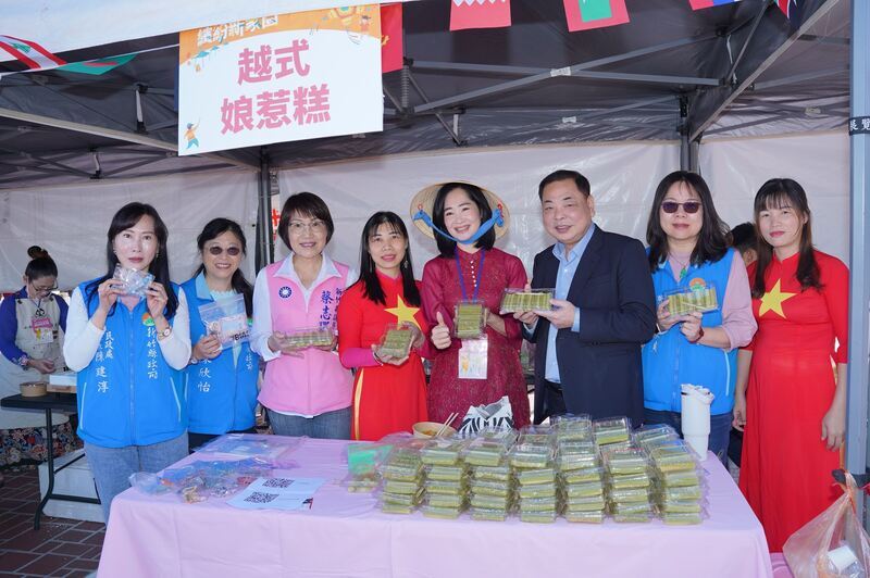 竹縣國際移民日千人齊聚 分享異國美食文化