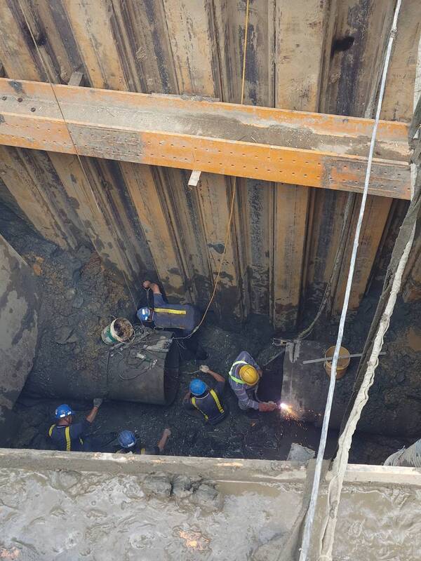 淡北道路施工挖破管線停水　新北：已恢復供水