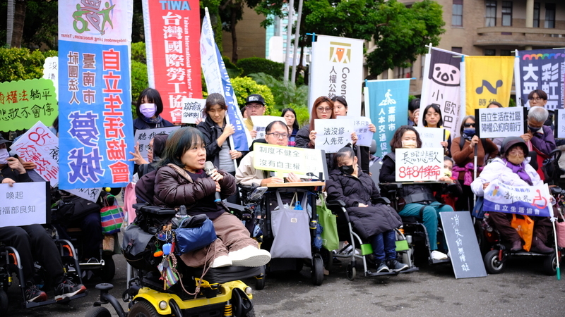 障礙團體悼念長照殺人事件　籲修法落實自主生活
