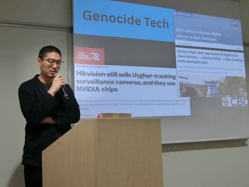 台灣人權工作者瑞典公開短講　籲重視中國威脅民主