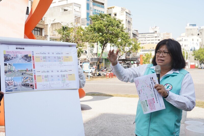 改善嘉市路口與人行道 立委王美惠向中央爭取經費