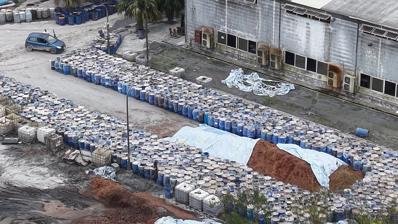 鳳林環科堆置逾千桶廚餘 花蓮環保局：月底前清除